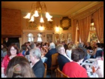 The dinner in full swing - Sally Woolhouse